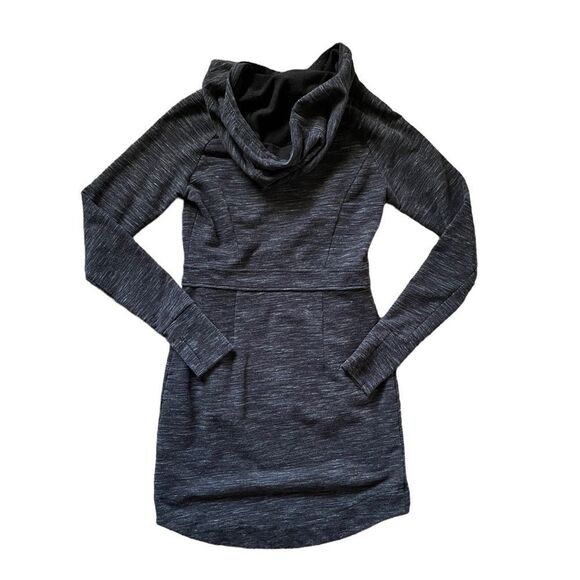 ATHLETA Power Down Dress Black Heather Size XS - Picture 2 of 8